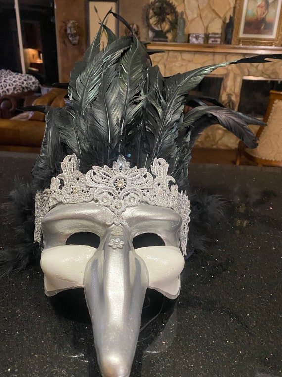 Mardi Gras Plague Bird Mask - image 1