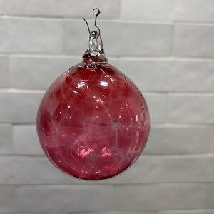Hand Blown Glass Christmas Ornament Color Name: Gold Cranberry Very ...