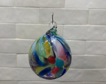 New Color 2022 - Hand Blown Glass Christmas Ornament Color Name: Surprise