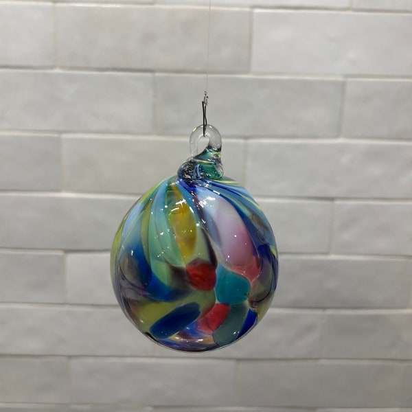 New Color 2022 - Hand Blown Glass Christmas Ornament Color Name: Surprise