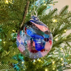Making Spirits Bright | Handblown Glass Ornament | Made in the Ozark Mountains | Suncatcher | Christmas Ornament | Gift | Handmade Glass
