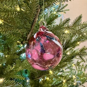 Captain America | Handblown Glass Ornament |  Made in the Ozark Mountains | Suncatcher| Christmas Ornament | Great Gift | Handmade Glass