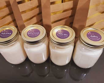 Handmade Soy Mason Jar Candles