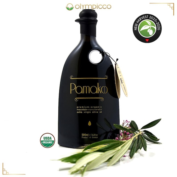 Pamako Organic Greek EVOO: High Phenolic, Award-Winning Olive Oil