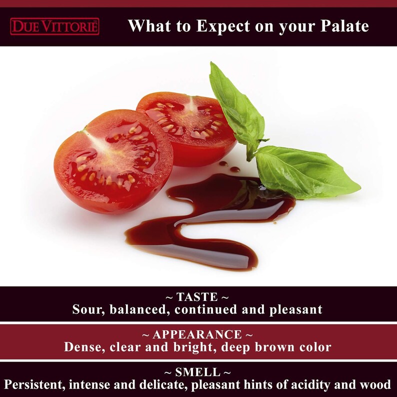 Balsamic Vinegar, Due Vittorie Oro Gold Balsamic Vinegar With Cork