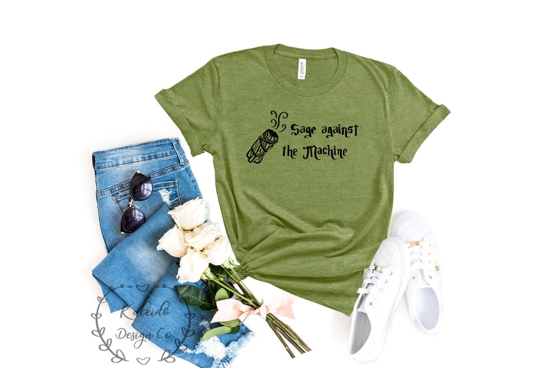 Sage Against the Machine T-shirt, Boho Hippie Graphic T-shirt, Smudge ...