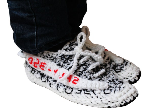 yeezy zebra slippers