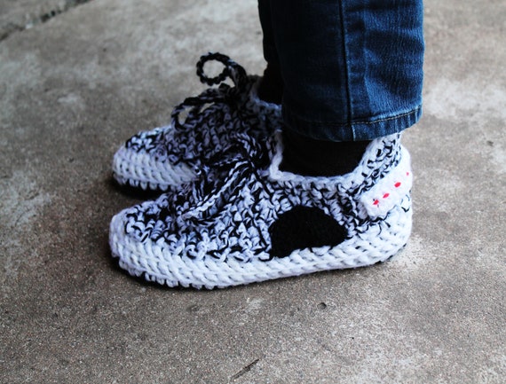 yeezy zebra slippers