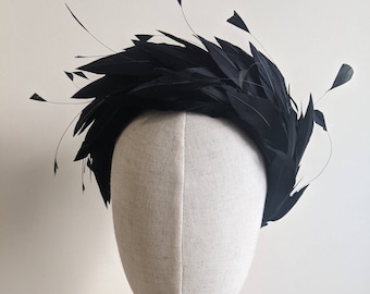 Chloe” Black Braided Headband - Jana Royale Design
