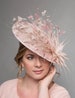 Blush Wedding Saucer - Bespoke Wedding Hats - Race Day Hats - Hatinators - Ascot Hats - Custom Made Hats - Colour Matched Saucer Hats - UK 