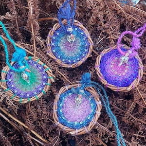 Portal de las Hadas, Círculo de Sauces, Semilla de Flor Silvestre, Cristal, Deseo, Collar, Hada del Aliso