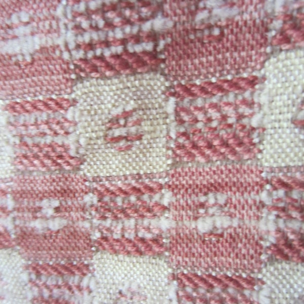 Tissu Woven Cotton demi-pouce carrés 62" Upholstery Drapery Curtain Bedspread poids moyen par cour