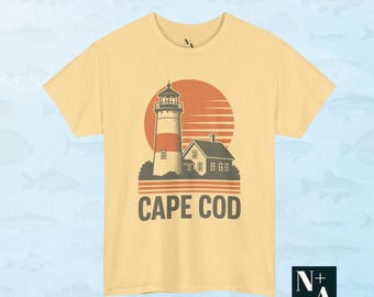 Cape Cod Coastal T-Shirt Fisherman Aesthetic Summer Shirt Vintage 80s Tee Y2K Shirt Preppy Dad Shirt Gift for Him Her Fathers Day
