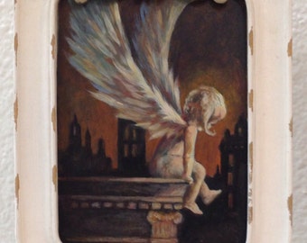 The Little Angel, wings, art, painting