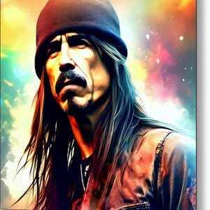 Print on metal, Anthony Kiedis, Red Hot Chili Peppera,RHCP