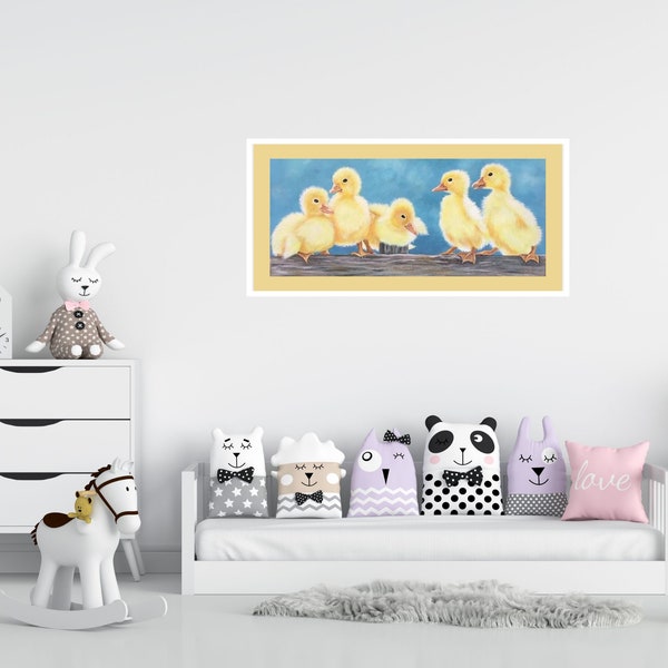 Baby Ducks Art Etsy