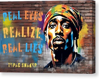 2PAC, Painting, Tupac Shakur, Acrylic Painting, Small Paintings - Etsy