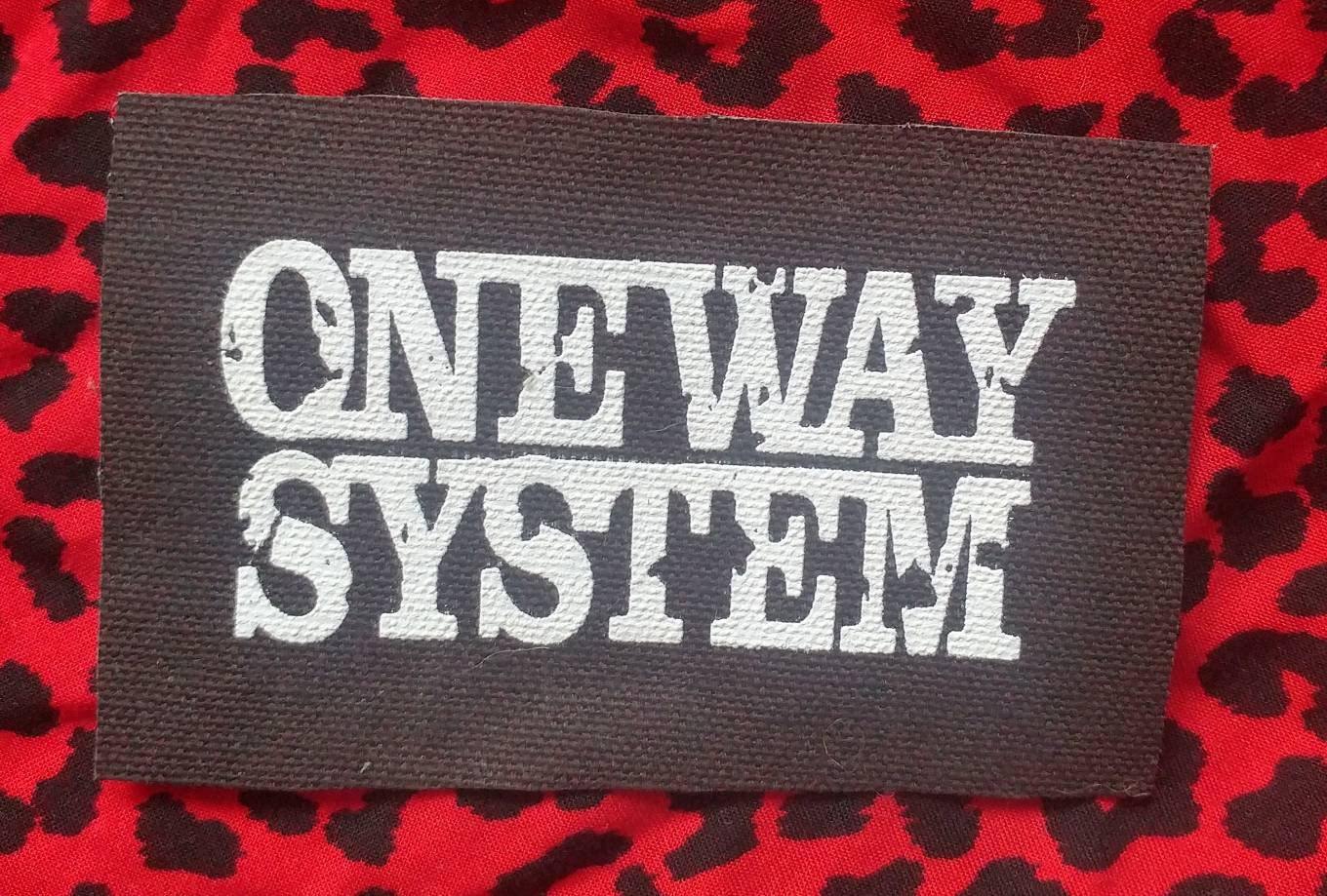 One Way System punk patch UK82 Etsy