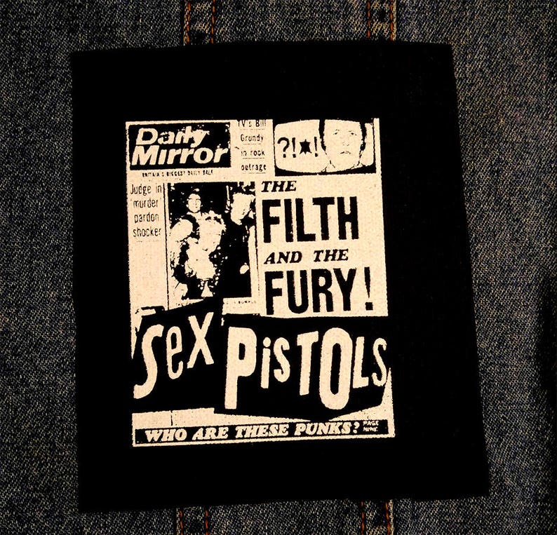 Sex Pistols Punk Patch Filth And The Fury Seditionaries Etsy 