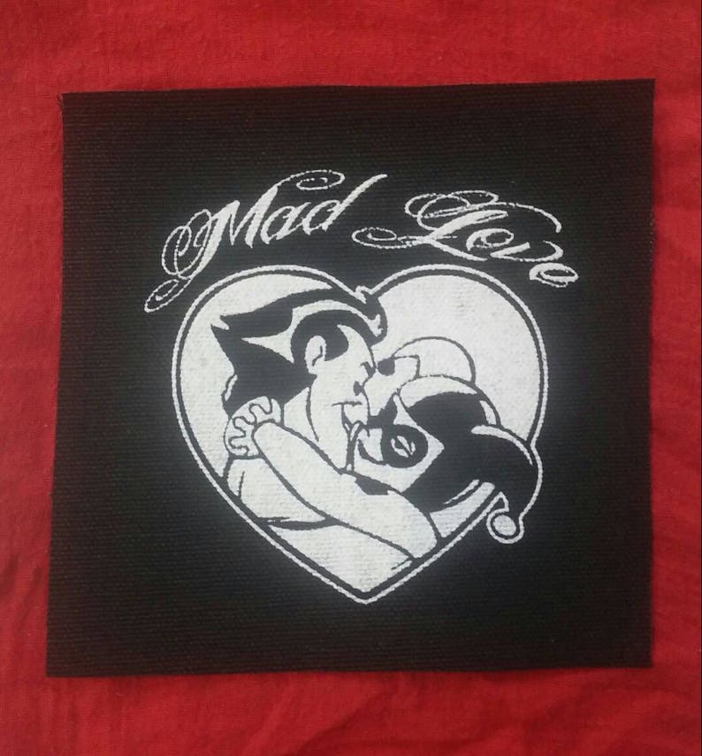 Mad Love Joker And Harley Quinn Cloth Patch