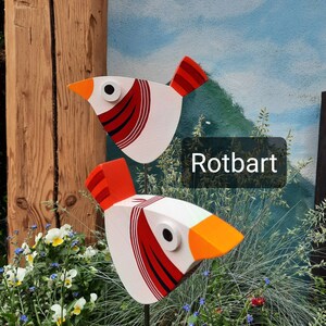 Vogel aus Holz, kleine Matrosen Ahoi ! maritimes für den Garten