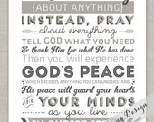 Items Similar To Dont Worry About Anything Philippians 4