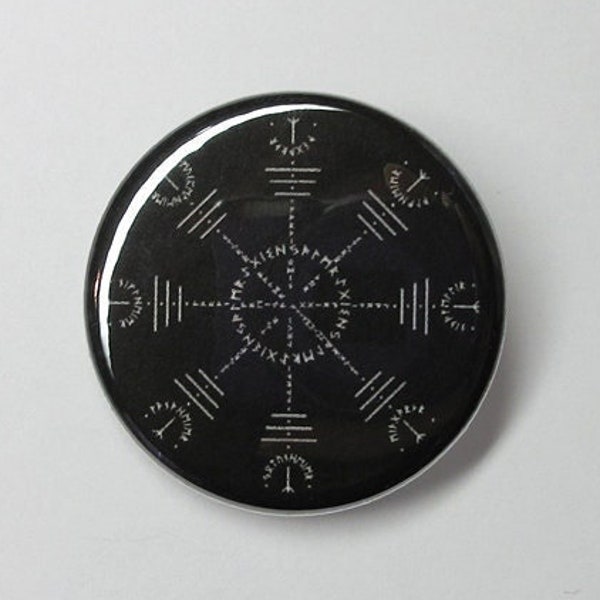 Pinback Button - Runic Helm of Awe