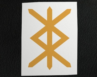 Vinyl Decal - Bindrune - Protection
