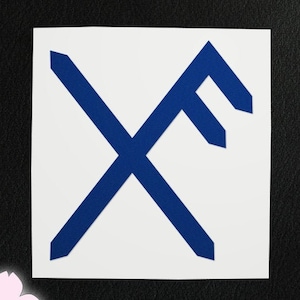 Vinyl Decal - Bindrune - Good Luck
