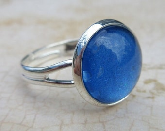 Magic Ring for Cosplay and LARP - Blue and Silver