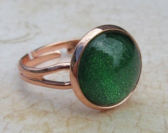 Magic Ring for Cosplay and LARP - Green and Copper