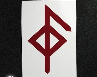Vinyl Decal - Bindrune - Health
