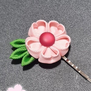 Kanzashi Bobby Pin - Sakura 0001