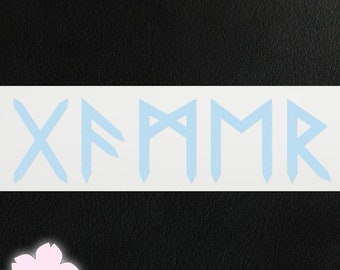 Vinyl Decal - Gamer in Runes