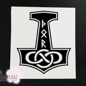 Vinyl Decal - Mjölnir