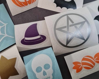 Vinyl Decals - Halloween Sticker Pack - 13 designs!