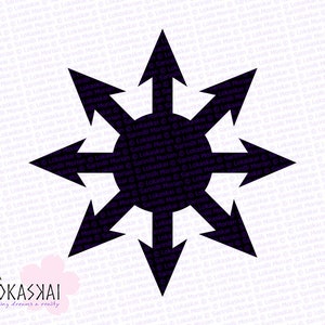 Plotter/Die-Cutter PNG Clipart - Chaos Star