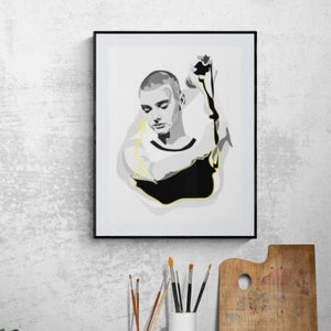Sinead O&#39;Connor- Art Print