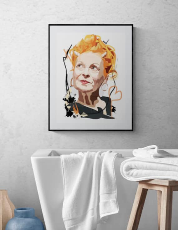 Vivienne Westwood - Art Print - Fashion Print - Icon - Punk - Etsy