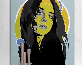 Lana Del Rey - Coachella - Woodstock in My Mind - Art Print