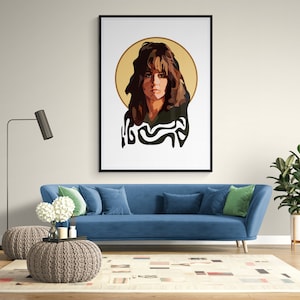 Grace Slick - Art Print - Music Print - Portrait - Icon - Psychedelic