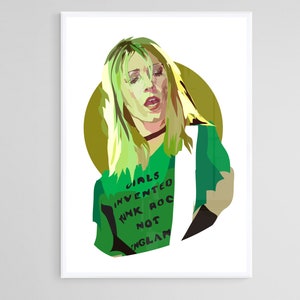 Kim Gordon - Art Print - Muziek Print - Punk