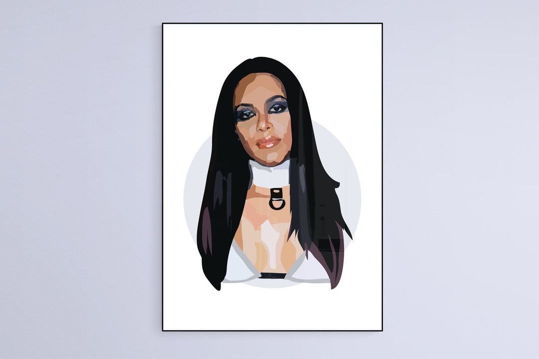 Aleiah Aaliyah - Art Print - Music Print - Rnb - Etsy