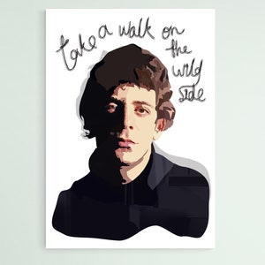Lou Reed - Walk on the Wild Side - Art Print