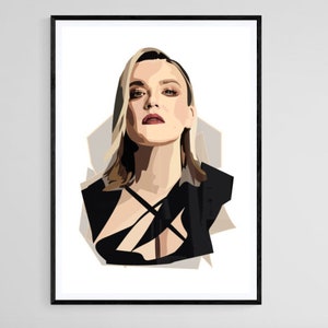 Lzzy Hale - Lámina artística - Póster musical - Arte mural de Halestrom - Rock