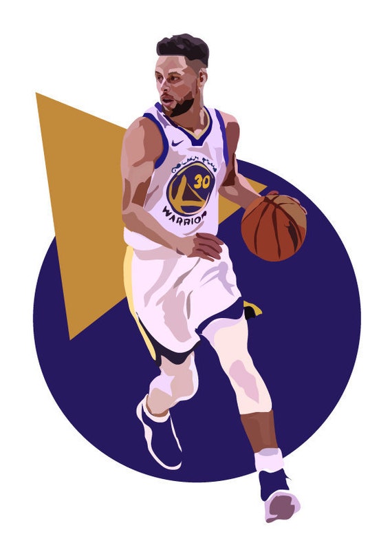 Stephen Curry Art Print Basketball Golden State Warriors - Etsy Stephen Curry Art Print Basketball Golden State Warriors - Etsy