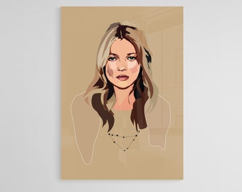 Kate Moss - Art Print