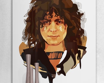 Marc Bolan - Tirage d’art - Impression musicale - T-Rex