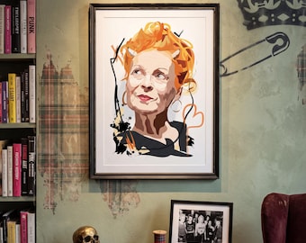 Vivienne Westwood - Art Print - Fashion Print - Icon - Punk