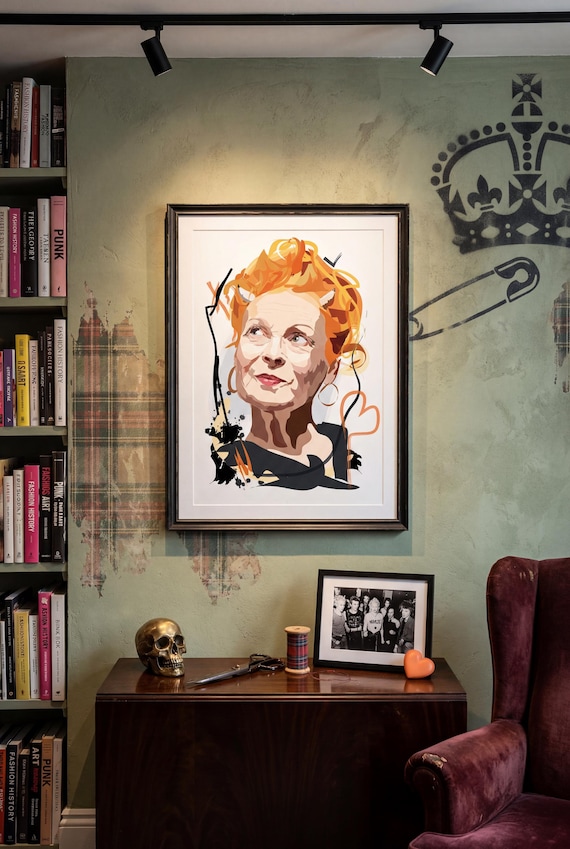 Vivienne Westwood - Art Print - Fashion Print - Icon - Punk - Etsy